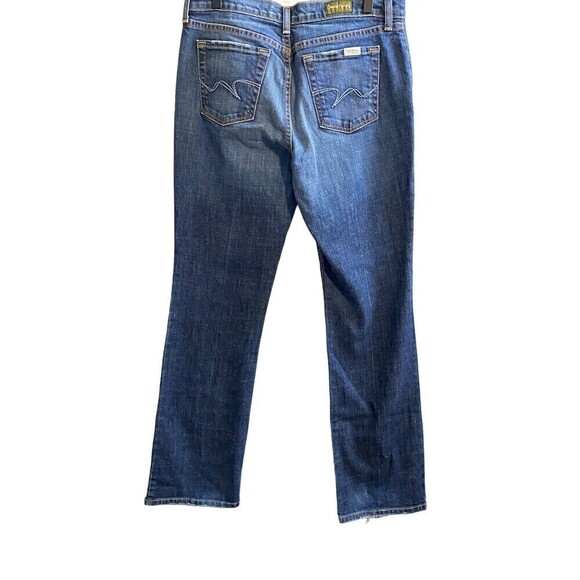 𝅺david KAHN Jeans Size 10 Medium Wash Denim Boot Cut Medium Rise - Picture 3 of 11